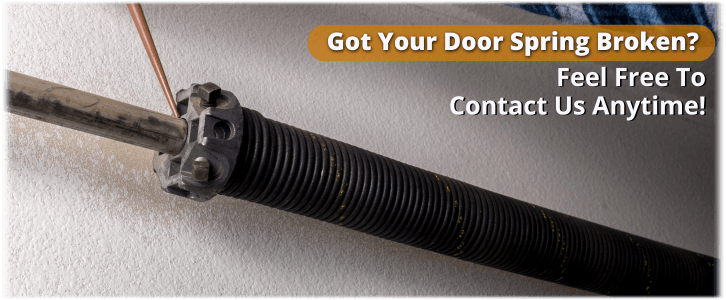 Broken Garage Door Spring Medina OH